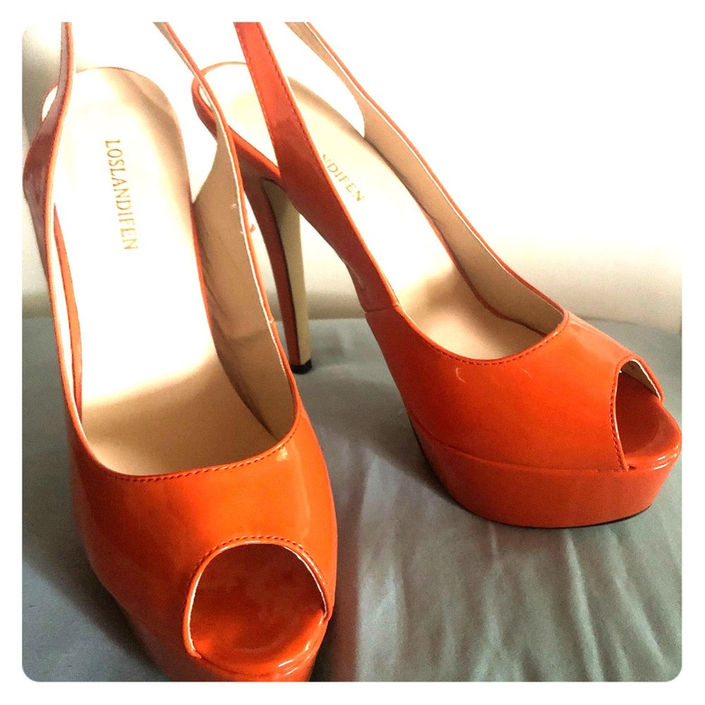 Loslandifen peep toe heels